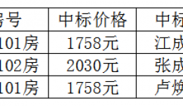 4399js新兴一路铺面出租的成交公告