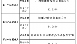 4399js打印机复印机耗材及配件 重新评审的中标候选人公示
