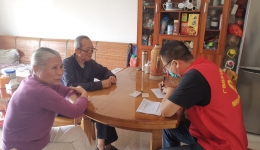 4399js联合城南街道社工站开展上门走访活动