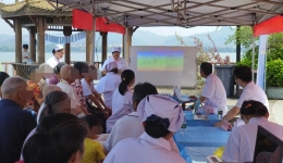 关爱膝关节，js金沙6038“保膝”团队走进泗洲岛开展大型义诊科普活动