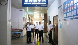 js金沙6038开展紧密型医联体及“组团式”帮扶督导调研