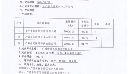 大孔径CT技术保2年服务采购成交公告
