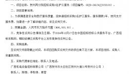 广西桂东人民医院贺州两分院招标采购2名护工服务（项目编号：GXJD-24134JJ032109）流标公告