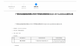 呼吸机采购项目成交公告