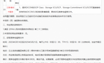 云影像技术服务竞争性磋商公告
