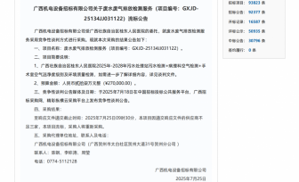 废水废气排放检测服务流标公告