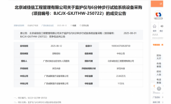 监护仪与6分钟步行试验系统设备采购成交公告