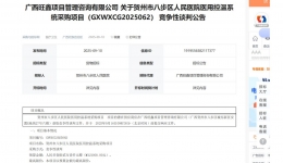 八步区人民医院 医用体温管理系统采购项目 招标公告