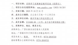 广西壮族自治区桂东人民js金沙6038采购学习或健康宣教用设备（投影仪）项目成交公告