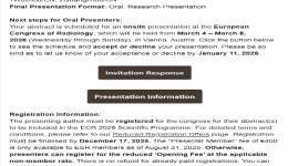 国际认可！广西桂东人民医院影像研究成功入选欧洲放射学大会2026，并获Oral报告资格！