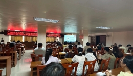 广西桂东人民医院到桂东水电勘测设计院开展健康公益活动