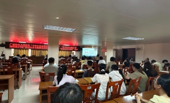 广西桂东人民医院到桂东水电勘测设计院开展健康公益活动