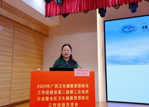 4399js在全区卫生健康思想政治工作经验交流会上作经验分享
