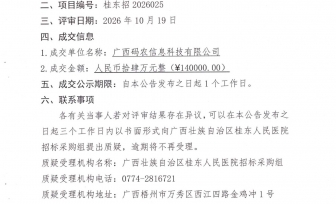广西壮族自治区桂东人民医院正版化软件（办公软件）授权服务项目成交公告